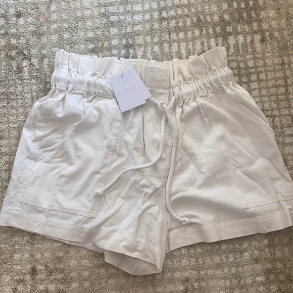 Posse Linen Shorts NWT - Picture 2 of 4